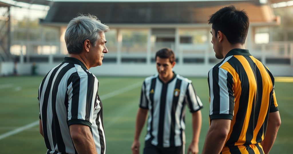 Análise da consistência do árbitro em campo